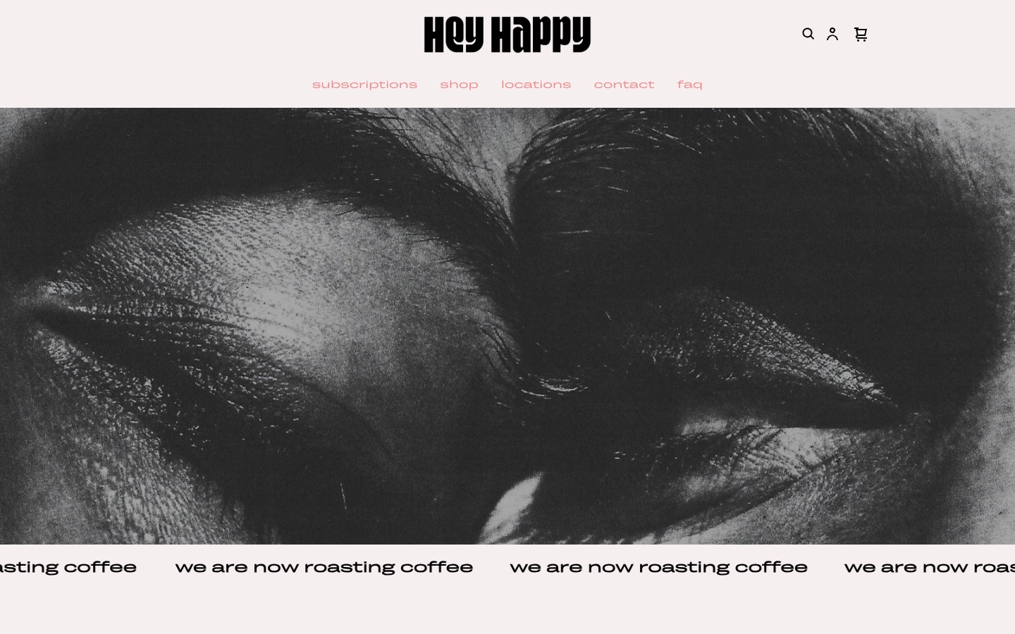 The current homepage